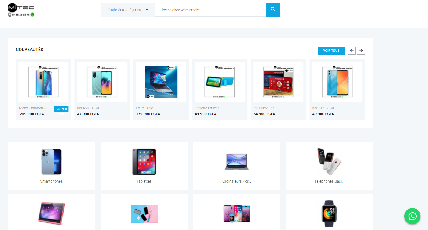 SITE WEB E-Commerce